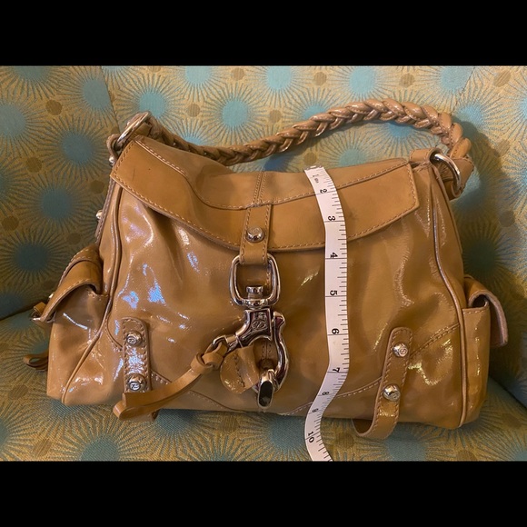 Francesco Biasia Patent Leather Handbag with duster and tags (not attached) - Picture 6 of 16